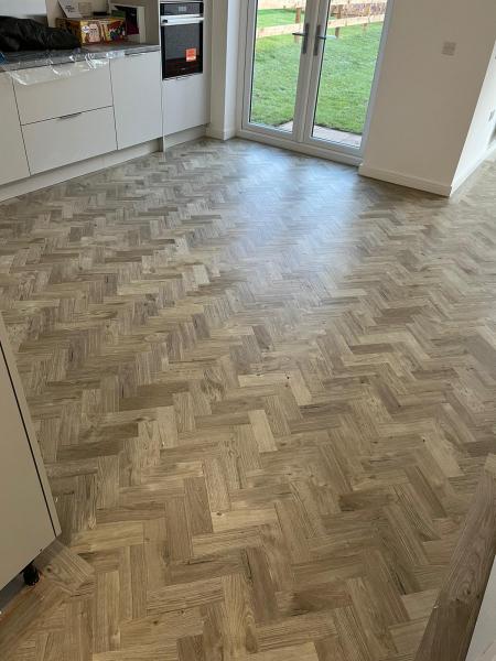 Amtico Spacia Sun Bleached Oak 3x9 parquet effect  Gallery Main Photo