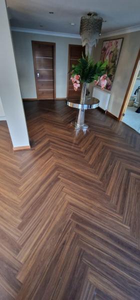 Amtico Spacia Exotic Walnut 4x36 Parquet effect Gallery Main Photo