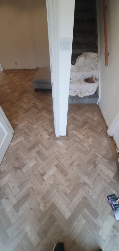 Amtico Spacia sun bleached oak 4x18 parquet Gallery Main Photo